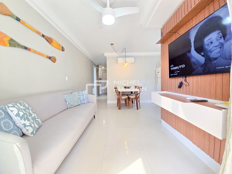 Conforto e Localização Top a 150m da Praia