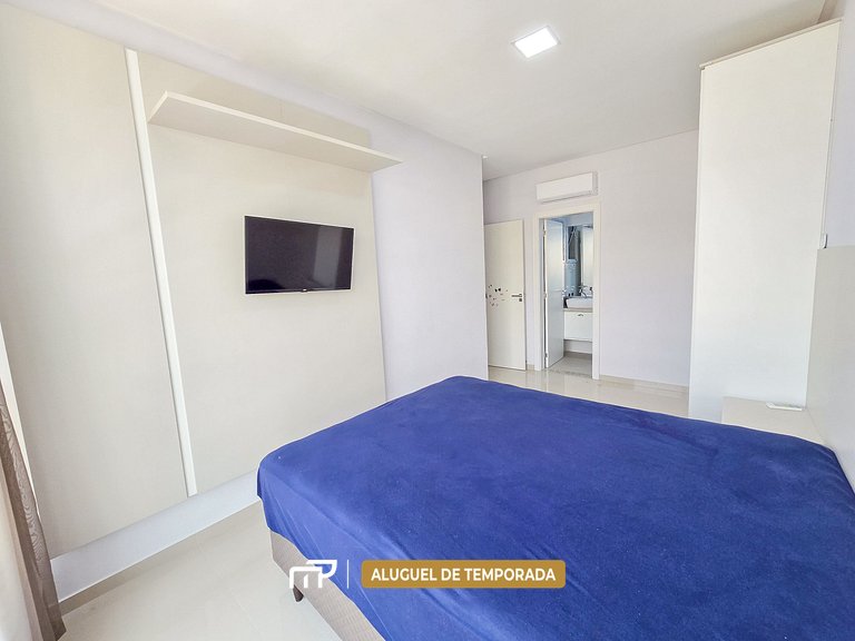 101 - Apto com 02 quartos na Praia de Bombas
