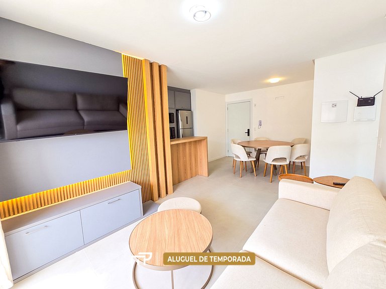 110 - Apto com 02 quartos, próximo à praia