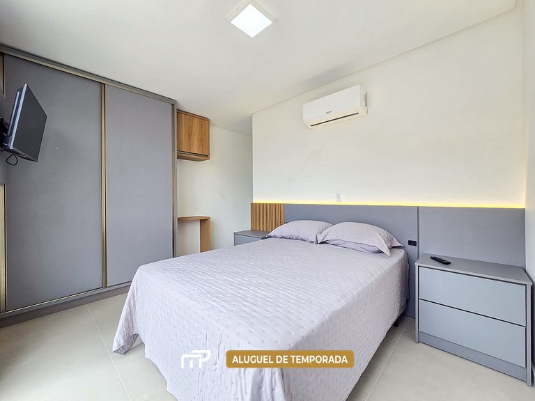 110 - Apto com 02 quartos, próximo à praia