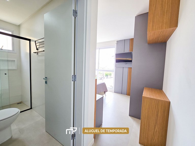 110 - Apto com 02 quartos, próximo à praia