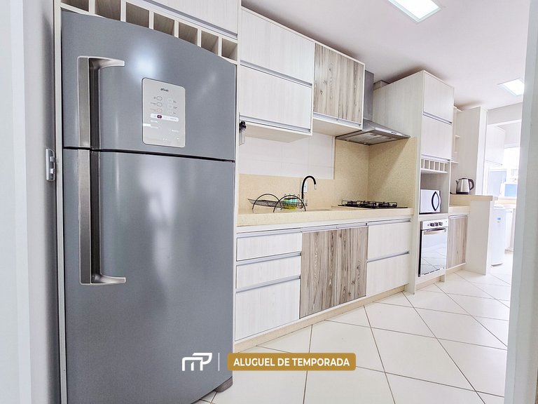 105A - Apto com 02 quartos na Praia de Bombas