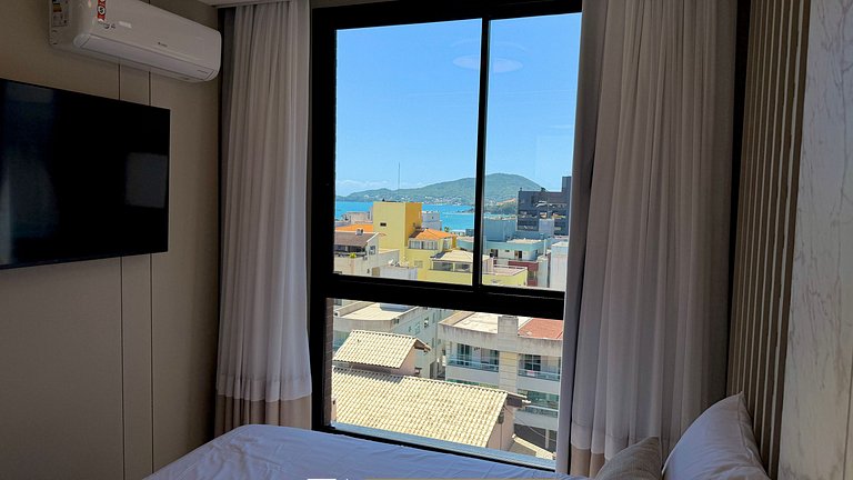 109 - Lindo apto com 03 suítes e vista para o mar!