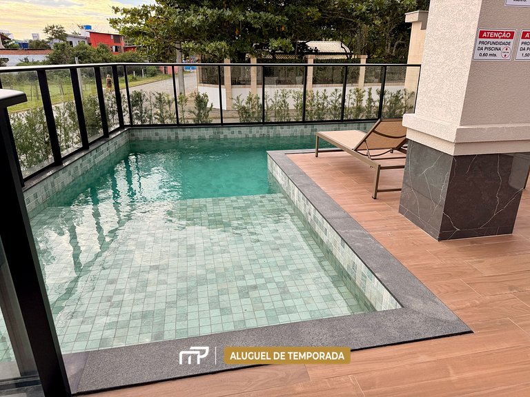 107A - Duplex aconchegante a poucos passos do mar!