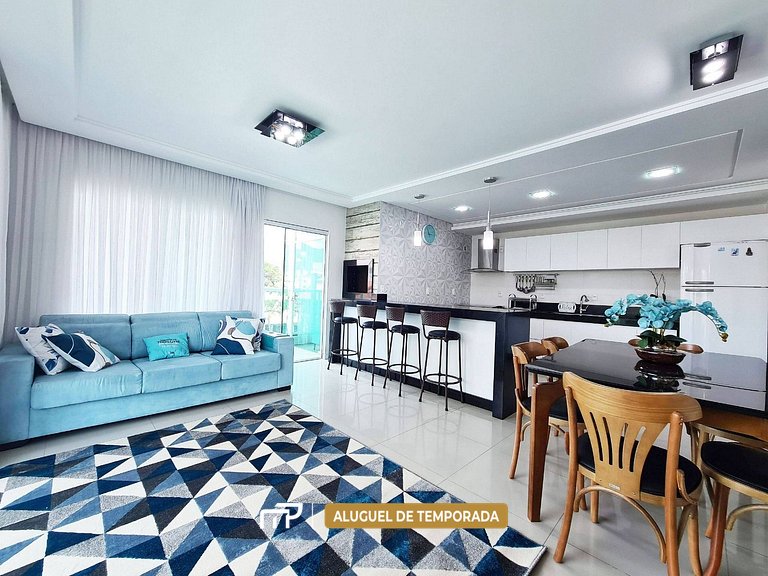 132 - Apartamento a 190 metros da Praia de Bombas
