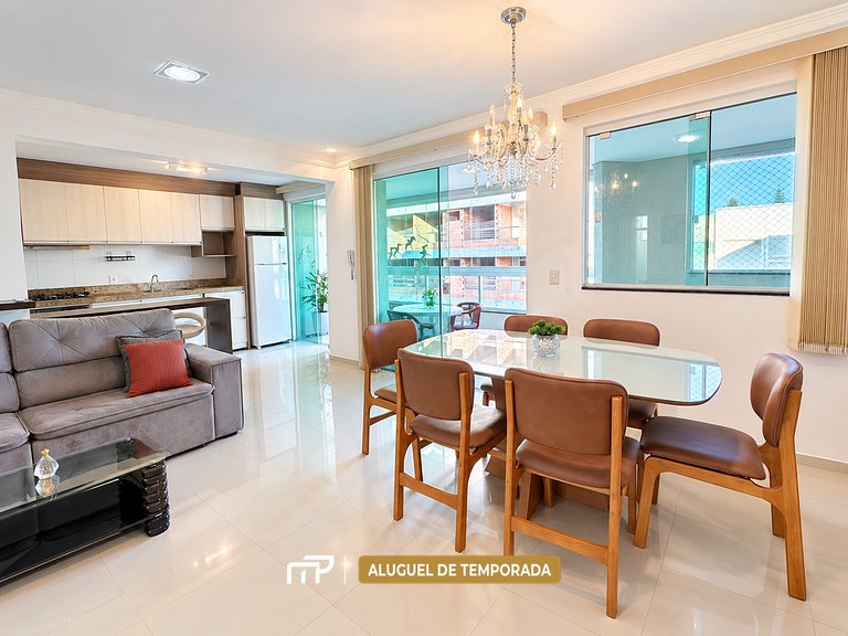 138 - Apartamento 3 Dormitórios a 90m do Mar