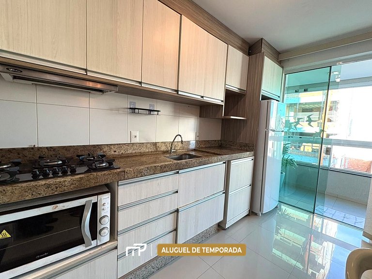 138 - Apartamento 3 Dormitórios a 90m do Mar