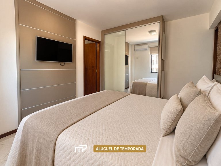 123B - Apartamento com 3 quartos, 120m do mar